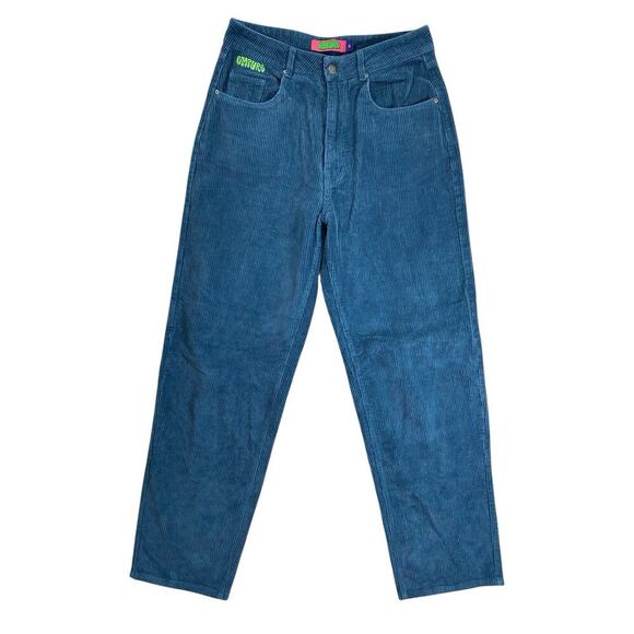 Empyre Tori Sk8 Corduroy Pants Bundle – Sz 10 – Blue & Gray Y2K Wide Leg 90s Sk8 - Picture 5 of 16